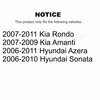 Top Quality Rear Suspension Strut Hardware Kit For Hyundai Sonata Kia Rondo Azera Amanti 73-905984